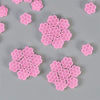 Pink flower glue trays 100pc