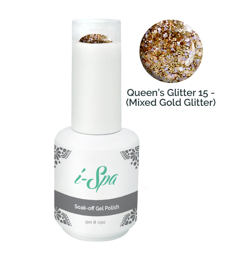 Queen’s glitter 15 - ( Mixed gold glitter)