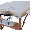 Portable Deluxe Massage Bed - Black / White