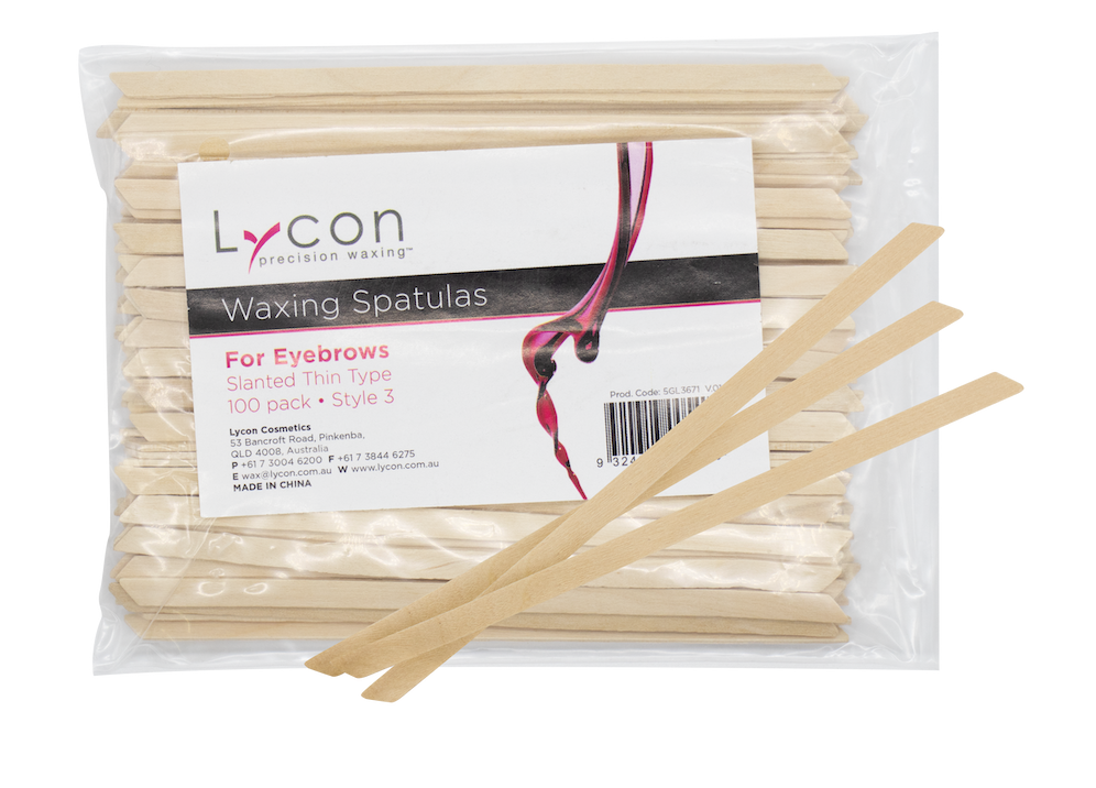 Lycon Slanted type wax spatula 100pk