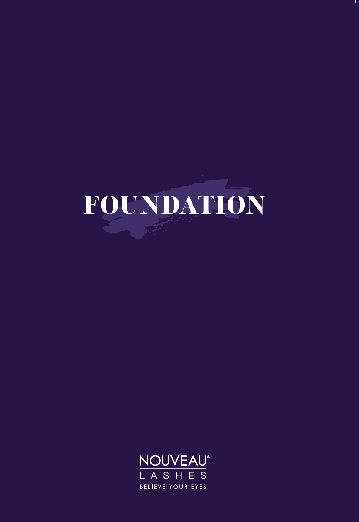 Nouveau Lashes Foundation Manual