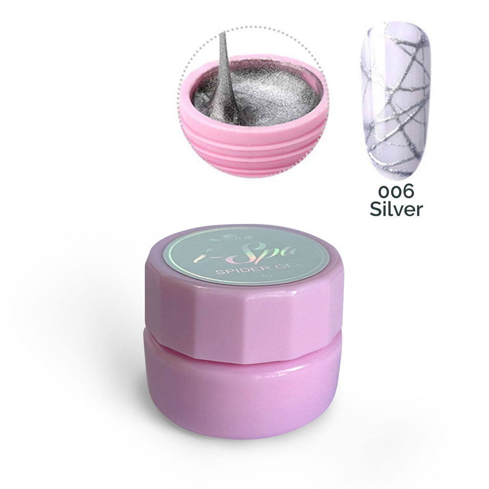 Cupio Spider Gel Nagellack – Farbe Magenta, Hochpigmentiert, Für UV-Lampe