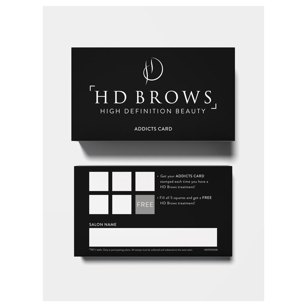 HD Brows Brow Addicts Cards