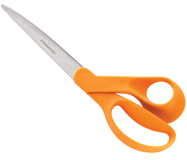 Orange all purpose large scissor