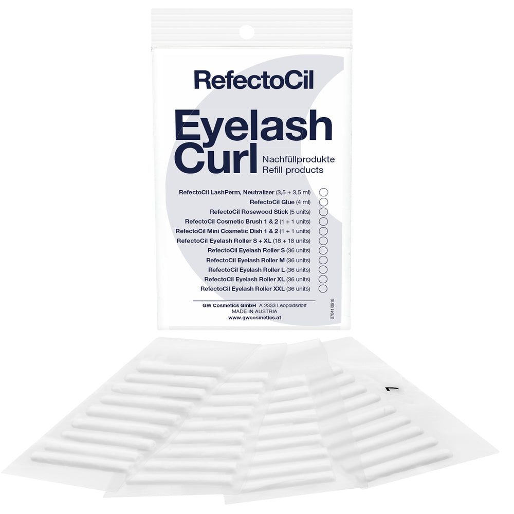 Refectocil eyelash curl rollers 36pc