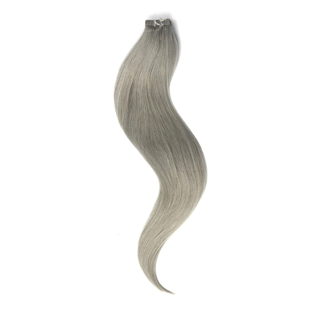 Tape in Hair Extensions | Silver | 20inch